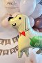 Happy Birthday Written Dog Foil Balloon - 3