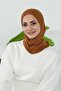 غطاء رأس للحجاب مع حاجب للشمس قابل للإزالة، لون الخردل الداكن، B-82 - 7