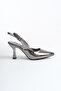 Women's Special Shiny Mirrored Design Stiletto in Metallic Colors