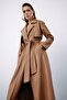 Long Leather Women's Trench 665-6517 - 7