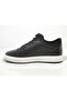 6424-1 Black Men's Daily Leather Casual Shoes - 3
