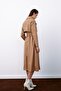 Long Leather Women's Trench 665-6517 - 2
