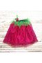 2-3-4 Years Suspender Strawberry Costume Girls Kids Dress Fuchsia - 2