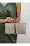 Soave Collection Women's Evening Dress Laser Gold Gold Shiny Chain Wedding Night Party Party Bag