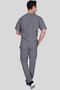 Gray Scrubs Nurse Jersey Doctor Uniform Team Hospital Uniform Baker Dishwasher Set - 2