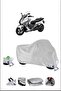 Bmw C650Sport Lock Compatible Waterproof Durable Motorcycle Canvas-Gray