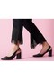 Via Black Skin Women's Heeled Shoes - 4