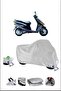 Honda Beat Lock Compatible Waterproof Durable Motorcycle Canvas-Gray
