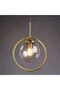 A F N LIGHTINGS E26 Circle Copper Gold Pendant Light - 3