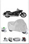Yamaha Midnightstarxv1900 Lock Compatible Waterproof Durable Motorcycle Canvas-Gray