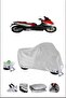 Gilera Gp800 Lock Compatible Waterproof Durable Motorcycle Canvas-Gray
