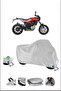 قفل Husqvarna NUDA900 متوافق مع دراجة نارية مقاومة للماء ومتينة - رمادي