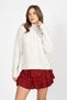 Women's Vita S43 Braided High Neck Sweater Ecru - 4