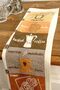 Printed Towel |   Set of 5 30X50 cm Hand and Face Towels |   Kitchen Towel |   Wooden Base - 5