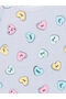 Lila Crew Neck Printed Girls' Pajama Set with Shorts - 3