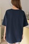 Women's Heart Printed T-Shirt Oversize Casual - 2