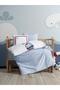 Punch Embroidered Baby Duvet Cover Set Miniyo Blue
