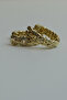 Xuping Gold Stone Pattern Earrings