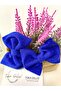 Luxury Midnight Blue Combination - Handmade Double Bow Buckle, Birthday Invitation Girl's Buckle - 3