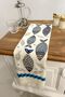 Printed Towel |   Set of 5 40X60 cm Hand and Face Towels |   Kitchen Towel |   Wooden Base - 6