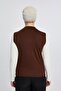 Women's Organic Body with Sleeveless Turtleneck - Chocolate - 6