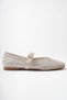 Women's Skin Stone Buckle Detailed Daily Comfortable Ballerinas - 5