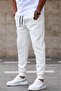 White Basic Sweatpants 4210 - 3