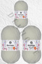 Kartopu Baby One 100% Anti-Pilling Baby Wool, Non-Pilling, Non-Breaking, 3 Pieces