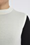Women's Organic Body with Sleeveless Turtleneck - Ecru - 6