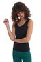 Thick Strap Basic Blouse Black - 4