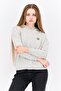 Women Hooded Long Sleeve Heather Sweaters, Grey Heather