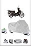 Rks Jaguar100 Lock Compatible Waterproof Durable Motorcycle Canvas-Gray