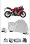 Honda Cbr600F Lock Compatible Waterproof Durable Motorcycle Tarpaulin-Gray