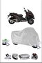 Gilera Fuoco500 Lock Compatible Waterproof Resistant Motorcycle Canvas-Gray