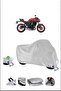 قفل Kawasaki Z650 متوافق مع غطاء دراجة نارية متين مقاوم للماء - رمادي
