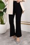 Women's Lycra Crepe Fabric Spanish Leg Trousers - 4