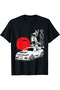 Trend Jdm Black Car Printed Unisex T-Shirt Modified Vehicle Enthusiasts T-Shirt Kod-1381 - 3