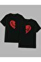 2-Pack Lover Soul Mate Combination Printed T-Shirt Unisex Loose Oversize Boyfirend