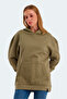 Violence Women's Sweatshirt Khaki - 4
