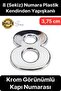 No 8 Door Number - Adhesive Plastic Table Cabinet Mailbox, Outdoor Apartment 3.75 cm
