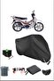 قماش القنب للدراجات النارية المقاوم للماء متوافق مع قفل متين من Black Falcon Magıc50