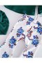 Flor Balon Sleeve Camisole Bodysuit Spanish Trousers Bowknot Bonnet 100% Cotton Baby Girl Design Luxury Set - 4