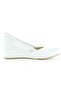 Evelyn White Mesh Wedge Heeled Shoes - 2
