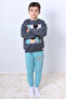 Boys' Tracksuit Set with Character Print and Ribbed Details F4 - 2