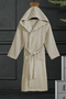 Hooded Bathrobe - Women and Men |   100% Cotton |   Durable |   Fast Drying |   Soft Comfort - 4