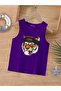Cartoon Character Printed Sleeveless Children's T-Shirt