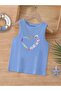 Cartoon Character Printed Sleeveless Children's T-Shirt