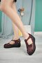 Genuine Leather Women's Daily Comfortable Sandals Dd1617 - 3