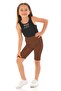 Fitted Brown Color Girl's Tights - 4