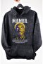 Oversize Kobe Bryant Printed Hooded Washable Sweatshirt, Unisex Basketball Player Themed Retro Hoodie